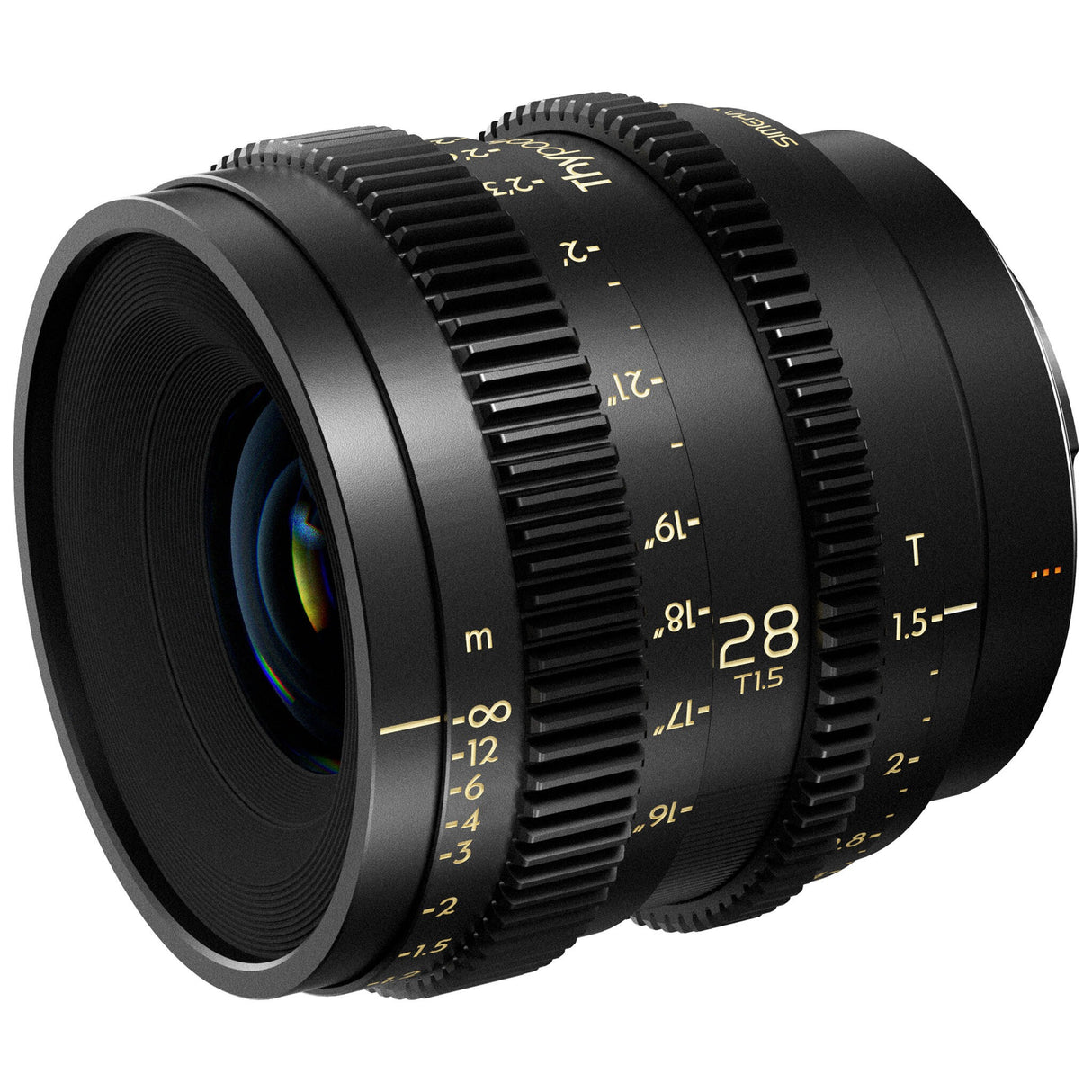 Thypoch Simera-C 28mm T1.5 Compact Full-Frame Cine Prime Lens, 8K-Ready