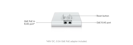 Ubiquiti UniFi U6 Pro WiFi 6 Dual-Band Access Point with IPX6 weatherproofing dual Gigabit Ethernet PoE and 350+ client support