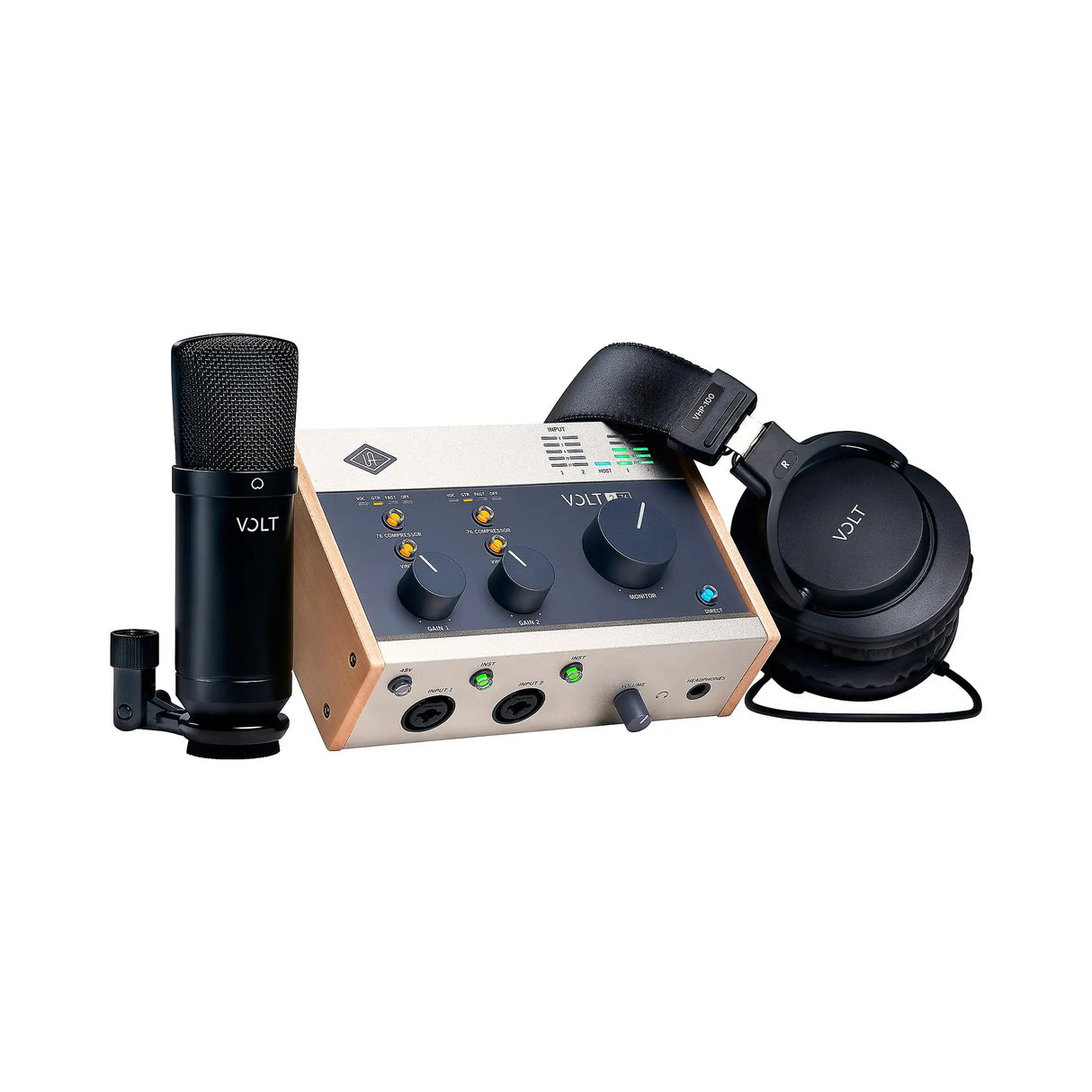Universal Audio Volt 276 Studio Pack USB Audio Interface, 2-In/2-out