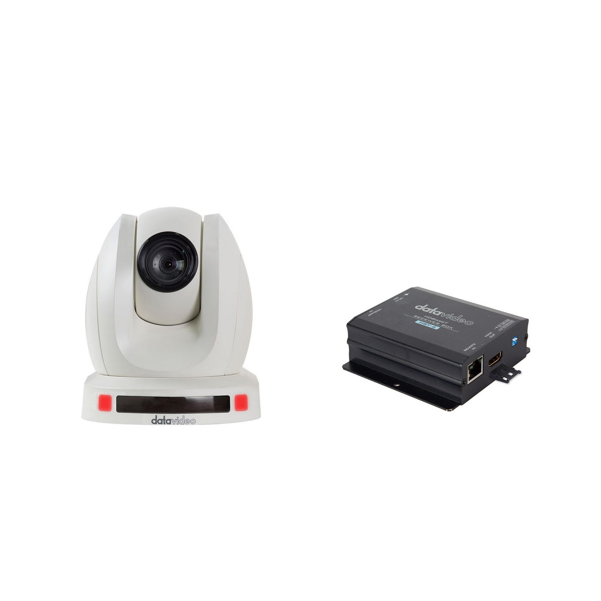 Datavideo PTC-140TW-6 HDBaseT PTZ Camera with HBT-6 Receiver, White