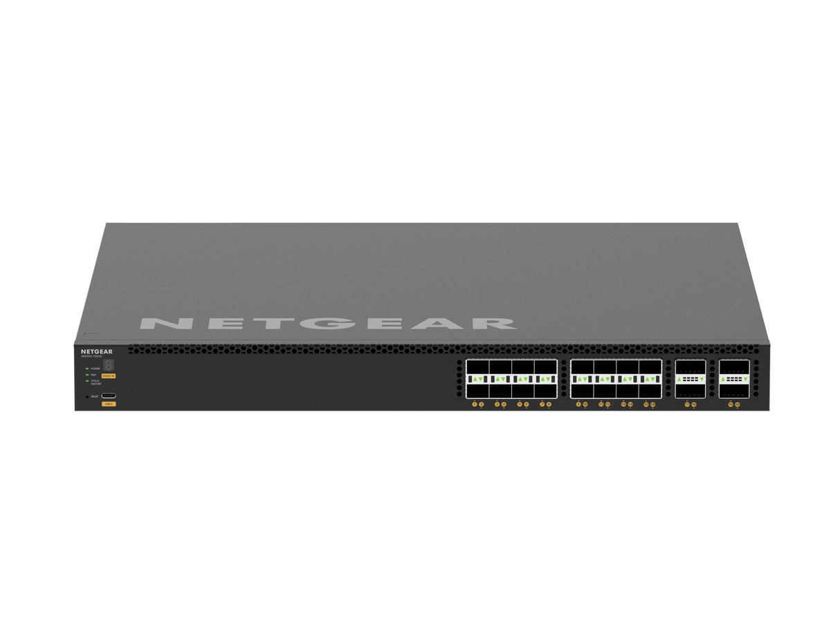 NETGEAR M4350 VSM4320C 20-Port 16xSFP28 25G and 4xQSFP28 100G Managed Switch