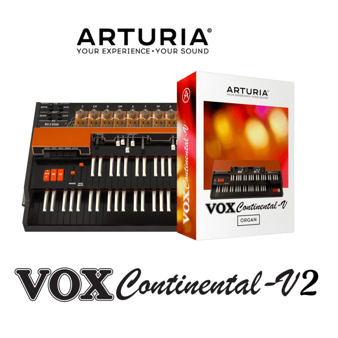ARTURIA Vox Continental V2 - Red-Hot Transistor Hitmaker