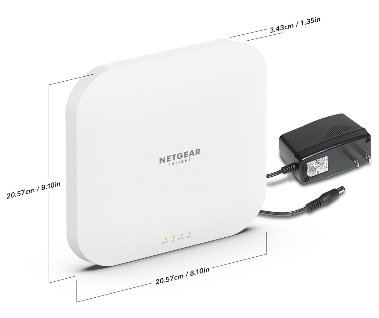 NETGEAR AX3600 Dual Band Multi-Gig WiFi 6 Access Point with Power Adapter