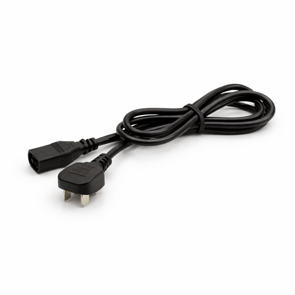 QSC WC-700002-00 UK Power Cord BS 1363 IEC C13 2.0M