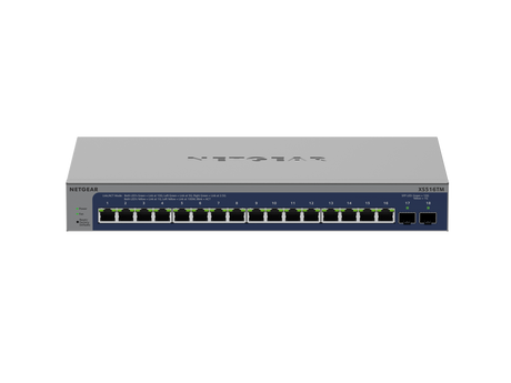 NETGEAR XS516TM 16-Port 10G/Multi-Gigabit Ethernet Smart Switch with 2 10G SFP+ Ports