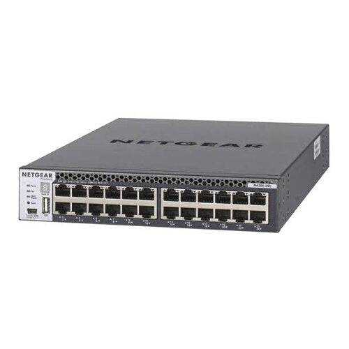 NETGEAR M4300-24X Stackable Managed Switch with 24x10GBASE-T including 4x shared SFP+ (XSM4324CS)