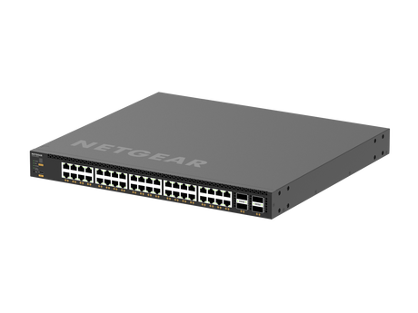 NETGEAR M4350-40X4C (XSM4344FC​​) 40x10G/Multi-Gig PoE++ (196W base, up to 1,676W) and 4xQSFP28 100G Fully Managed Switch