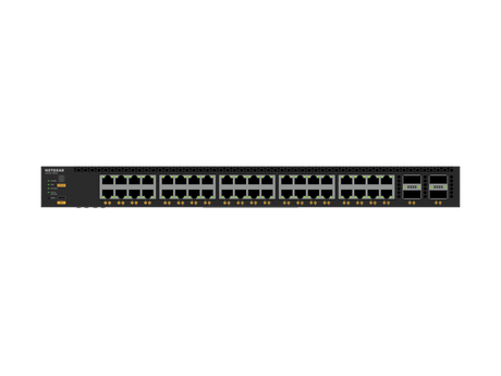 NETGEAR M4350-40X4C (XSM4344FC​​) 40x10G/Multi-Gig PoE++ (196W base, up to 1,676W) and 4xQSFP28 100G Fully Managed Switch