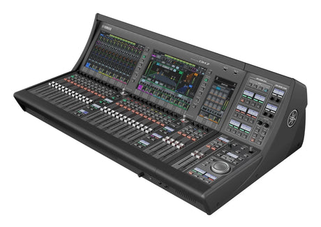 Yamaha DM7-EX Digital Mixing Console with Expansion Controller 120 mono channels Dante 144 in 144 out 28 faders and multi-touch screens