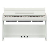 Yamaha ARIUS YDP-S34 88-Key Digital Piano White with GHS keyboard Yamaha CFX sound 50 preset songs and USB TO HOST