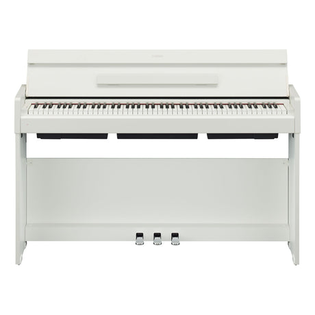 Yamaha ARIUS YDP-S34 88-Key Digital Piano White with GHS keyboard Yamaha CFX sound 50 preset songs and USB TO HOST