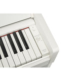 Yamaha ARIUS YDP-S34 88-Key Digital Piano White with GHS keyboard Yamaha CFX sound 50 preset songs and USB TO HOST