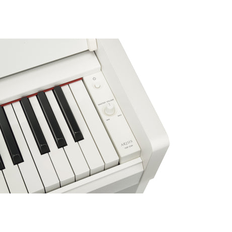 Yamaha ARIUS YDP-S34 88-Key Digital Piano White with GHS keyboard Yamaha CFX sound 50 preset songs and USB TO HOST