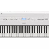 Yamaha P-525 88-Note GrandTouch-S Wooden Key Portable Digital Piano White with CFX Bosendorfer voices and FC3A pedal