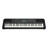 Yamaha PSR-E273 61-key entry-level portable keyboard with beginner lesson functions, 401 voices, 143 styles, headphone output, and power adapter