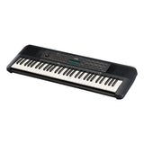 Yamaha PSR-E273 61-key entry-level portable keyboard with beginner lesson functions, 401 voices, 143 styles, headphone output, and power adapter