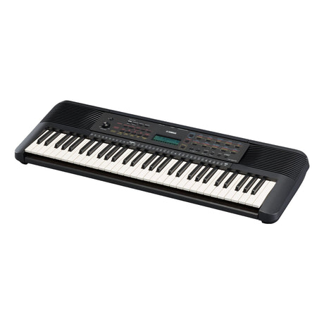 Yamaha PSR-E273 61-key entry-level portable keyboard with beginner lesson functions, 401 voices, 143 styles, headphone output, and power adapter