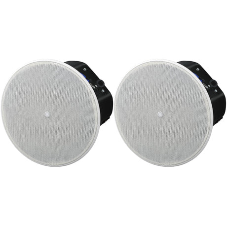 Yamaha VXC6W Two Way 6.5 Inch Woofer Pair White commercial ceiling speaker system