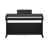 Yamaha Arius YDP-144 full-size console digital piano in black walnut finish with 88-key weighted keyboard