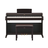Yamaha Arius YDP-164 rosewood 88-key digital piano with GH3 keyboard synthetic ebony ivory keytops Yamaha CFX sound and IAC