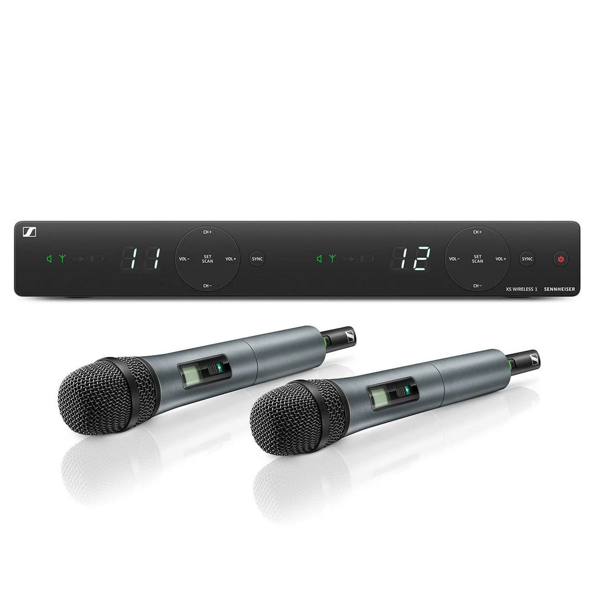 Sennheiser XSW 1-825 DUAL-A | Wireless Dual Handheld Microphone System, A