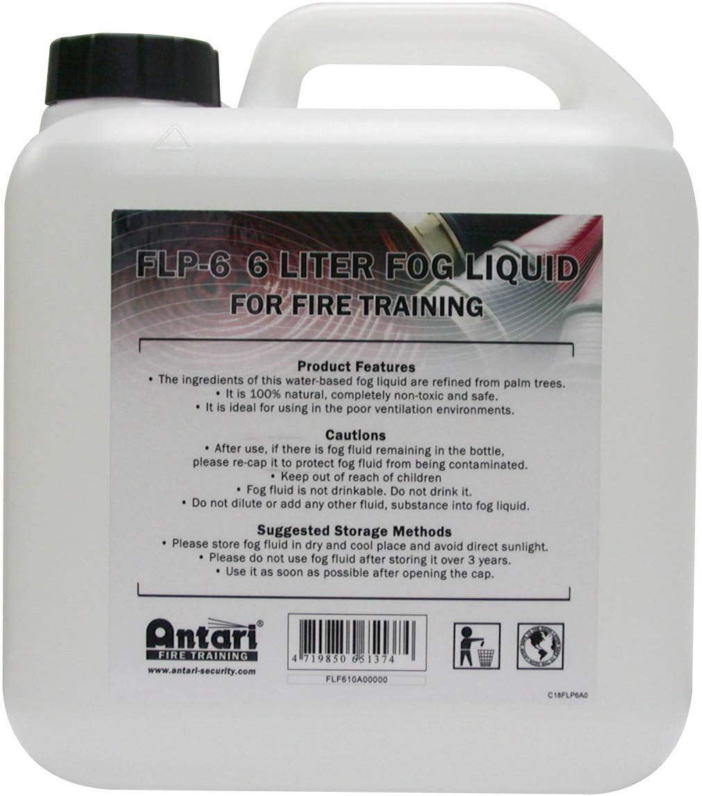 Antari FLP-6 Fire Training Fog Fluid, 6 Liter