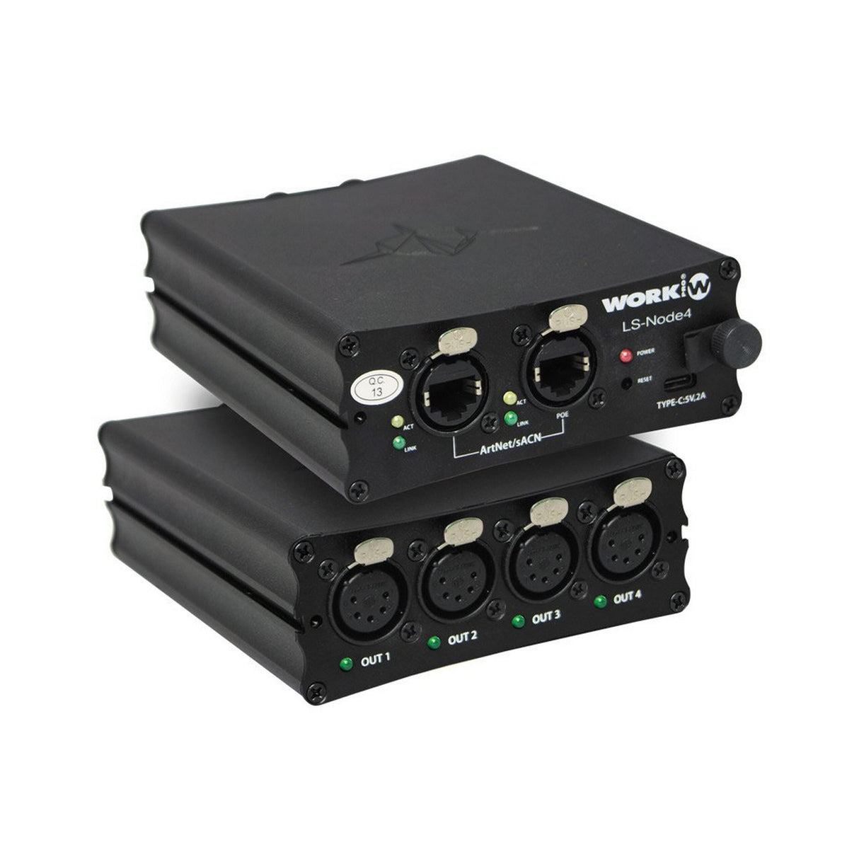 LightShark WorkPro LS-NODE4 RDM/DMX Streaming Device