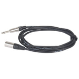 Odyssey XLR Male to Mono 1/4-Inch Male Unbalanced Microphone Cable 5-Feet