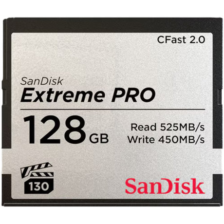 SanDisk - SanDisk Extreme PRO 128GB CFast 2.0 Card - SDCFSP-128G-G46D