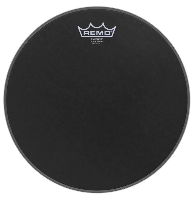 Remo Emperor Black Suede Drumhead, 12-Inch