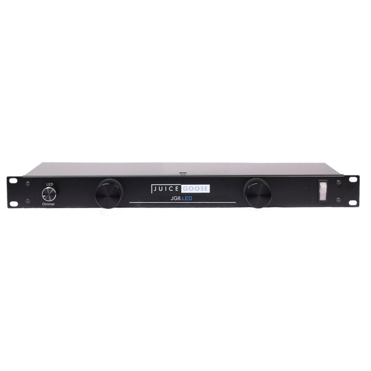 Juice Goose JG 8LED Rack Mount Power Distributor with LED Rack Lights 15 Amp 8 Outlets