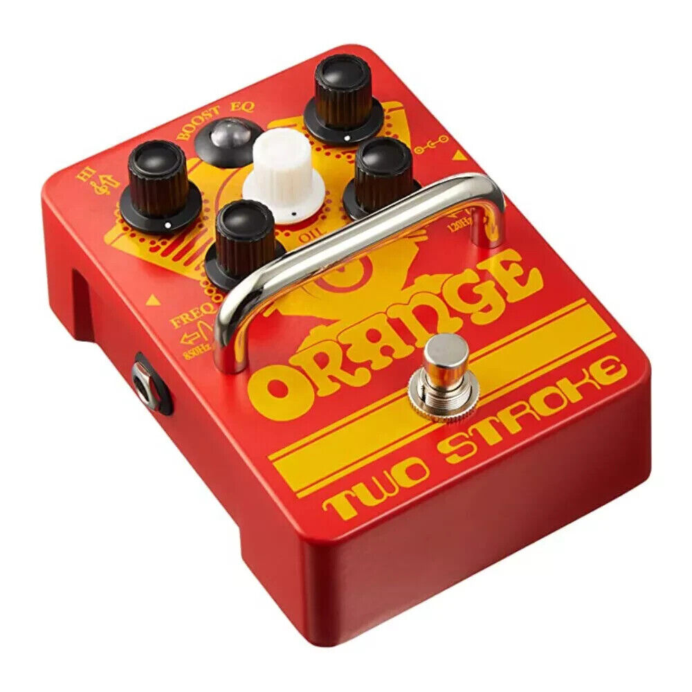 Orange Two-Stroke Boost EQ Pedal Guitar Effects Pedal