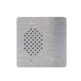 Lowell VRI-2G-4525 Vandal-Resistant Intercom Station 2-Gang SS 45 Ohm 25V Transformer