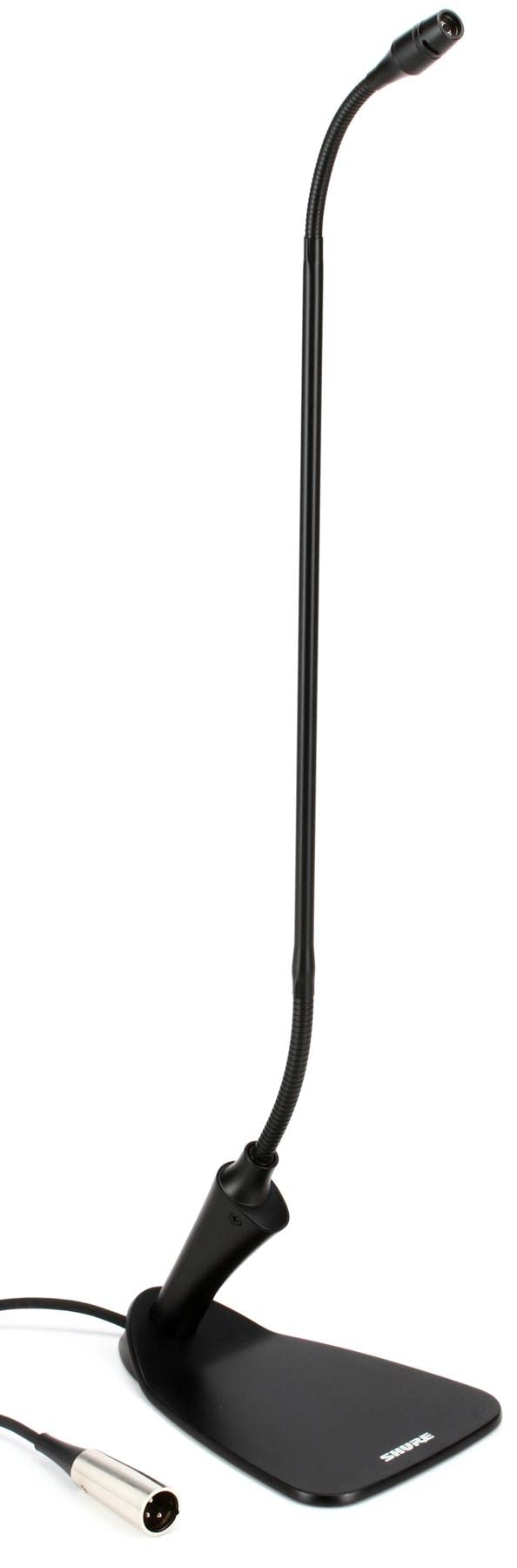 Shure CVG18D-B/C Cardioid 18-Inch Gooseneck Condenser Microphone with Integrated Desktop Base and Inline Preamplifier