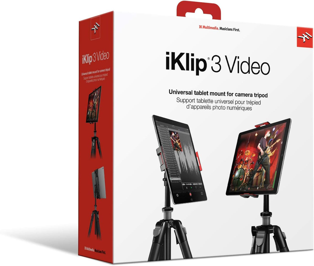 IK Multimedia iKlip 3 Video Universal Camera Tripod Mount for Tablets