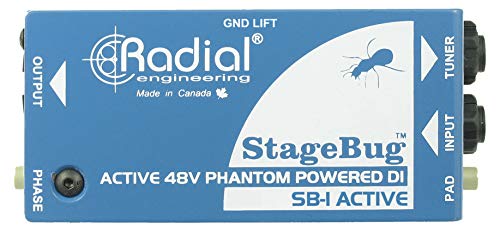 Radial SB-1 ACTIVE StageBug Active Acoustic Direct Injection Box