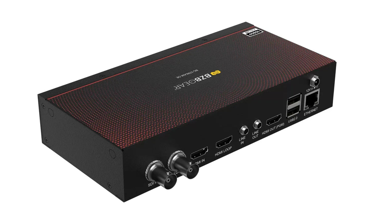 BZBGEAR BG-STREAM-DE 1080p60 HDMI/SDI Encoder Decoder with Dante AV-H Ready