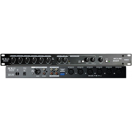 Rolls - Rolls RM89 8-Channel Rack Mount Mic / Line Mixer - RM89