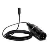 Shure TL48B/O TwinPlex Omnidirectional Subminiature Lavalier Microphone Black with XLR Connector and Accessories