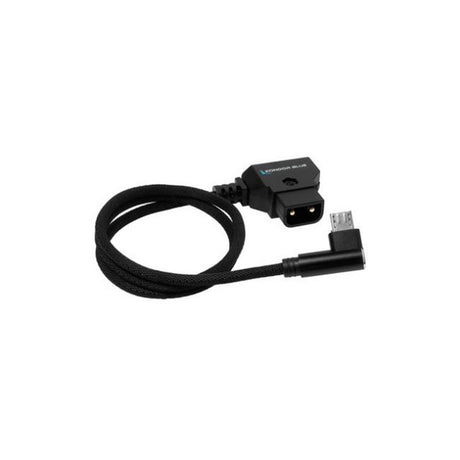 Kondor Blue 18-Inch D-Tap to Micro USB Right Angle Cable Unregulated