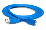 Hosa USB-306AC 6ft SuperSpeed USB 3.0 Type A to Micro B Cable