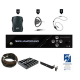 Williams AV FM 557-12 PRO Large-Area Dual FM and Wi-Fi Assistive Listening System with 12 FM R37 Receivers