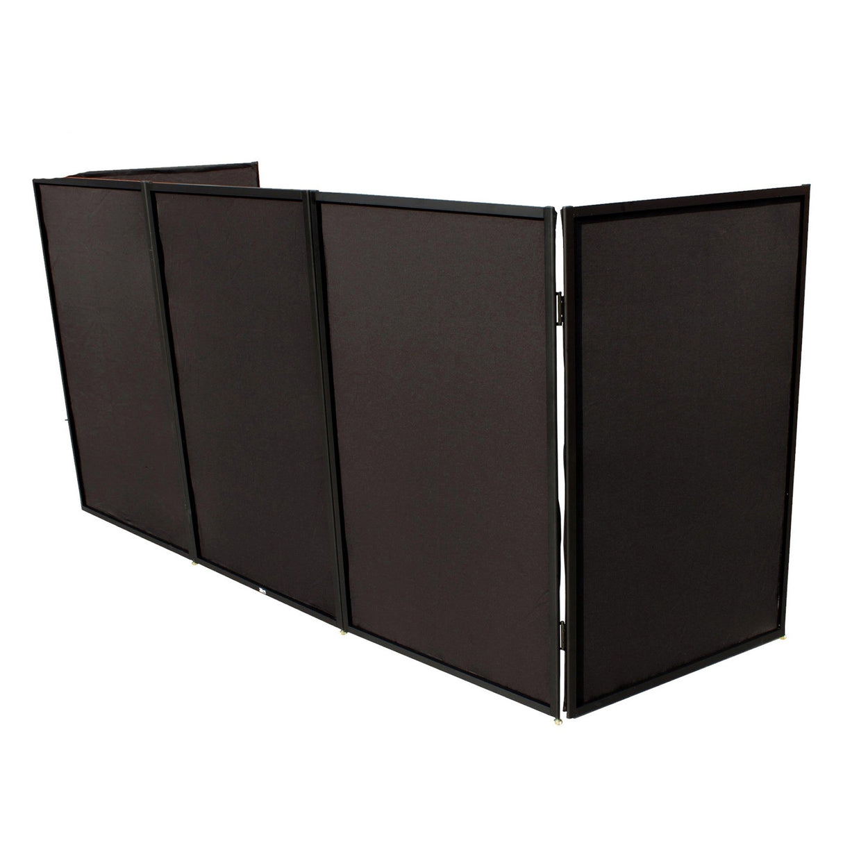 ProX XF-5X3048B 5 Panel DJ Facade W-Stainless Quick Release 180 Deg. Hinges, Black