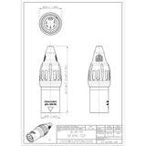Neutrik NC5MX-TOP True Outdoor Protected 5 Pole Male Cable Connector