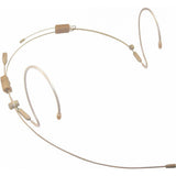 Provider Series PSM1 Omnidirectional Dual-Ear Headworn Microphone with TA3F for EV 3000 Tan