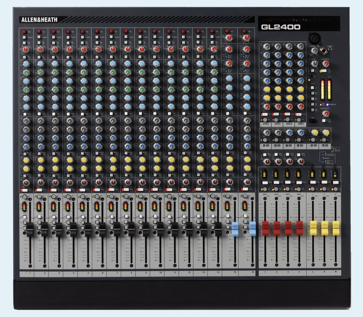 Allen & Heath GL2400-16 16 Channel Dual-Function Live Sound Mixer