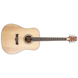 Peavey Delta Woods DW-2 Solid Top Dreadnought Acoustic Guitar with Case - guitar