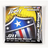 Peavey 80/20 Acoustic Guitar Stings Brass-Wound 11s - accessories