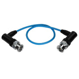Kondor Blue Ultra Thin Right Angle BNC 3G-SDI Video Cable 12-Inch