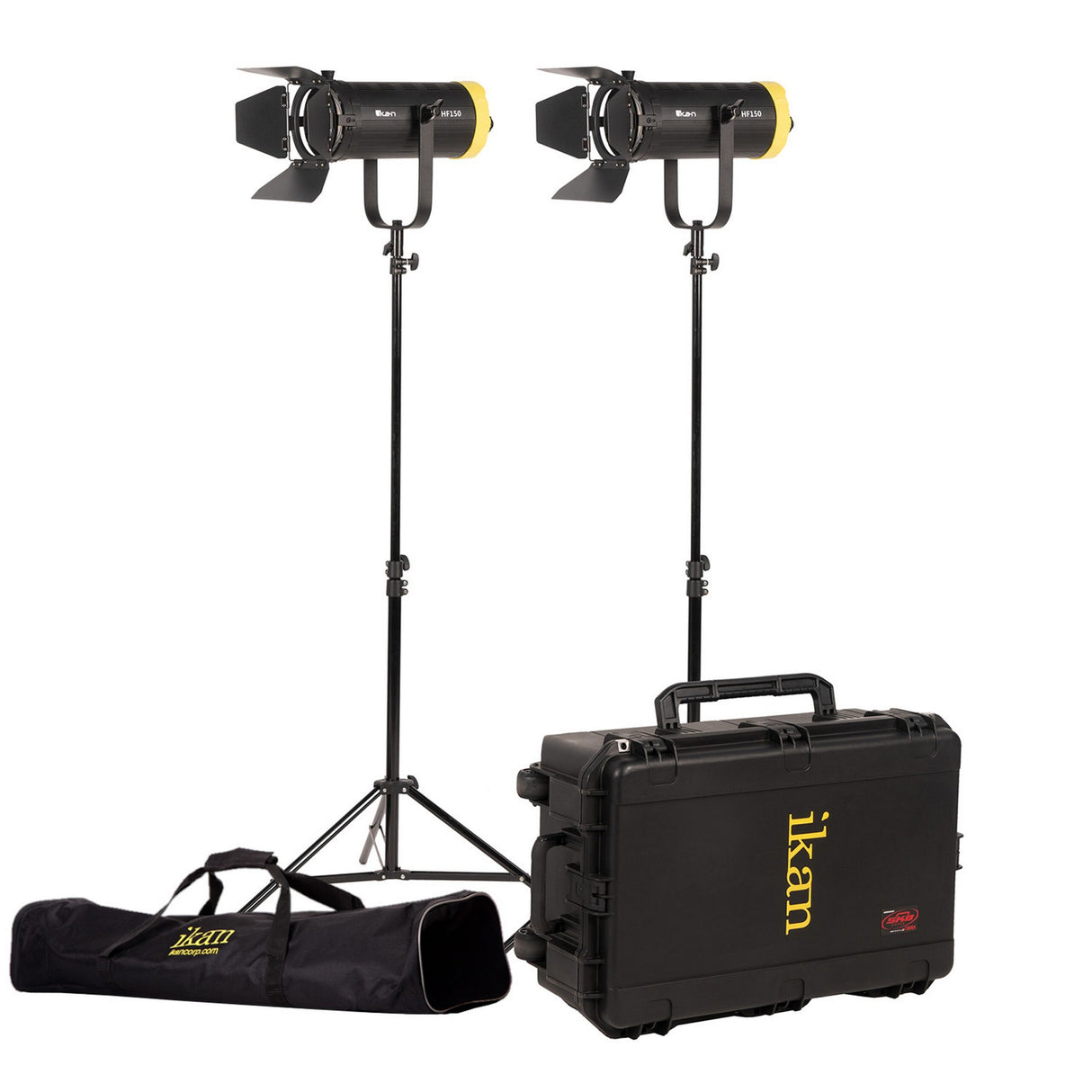 Ikan HF150-2PT-KIT Helia 150 2-Point Fresnel Bi-Color LED Studio Light